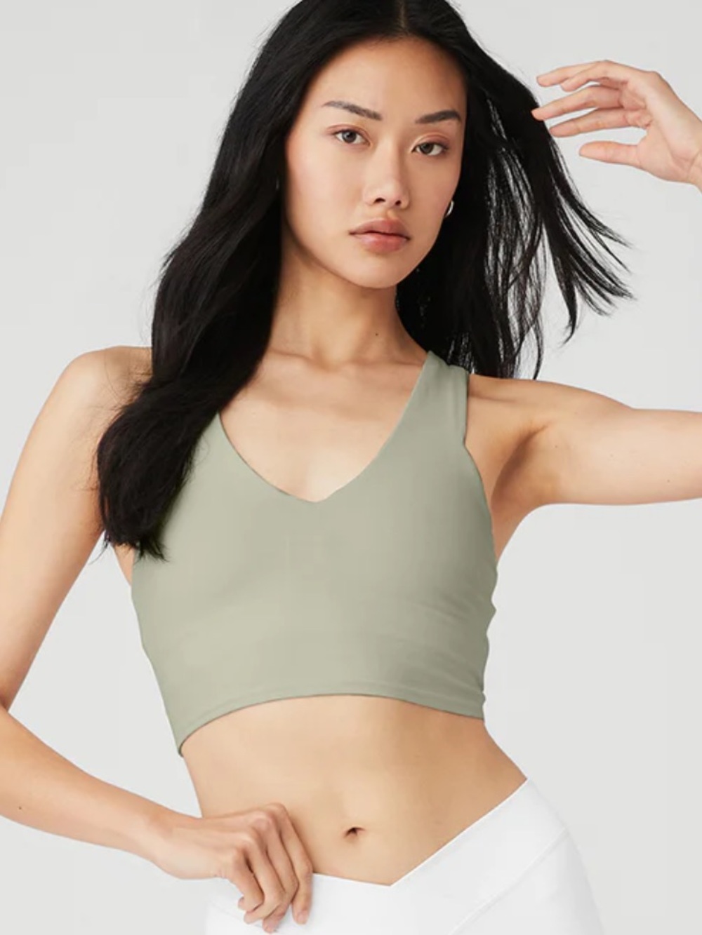 Alo Real Bra Tank - Limestone